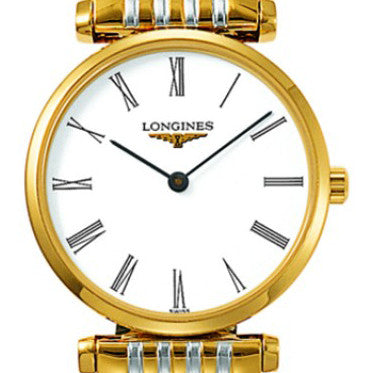 Longines La Grande Classique White Roman Numerals Stainless Steel/PVD Watch 24MM L42092117