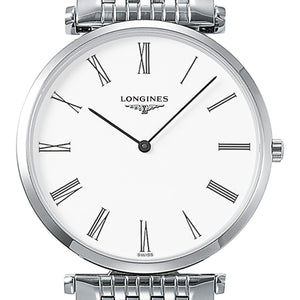 Longines La Grande Classique White Quartz Stainless Steel Watch 36MM L47554116