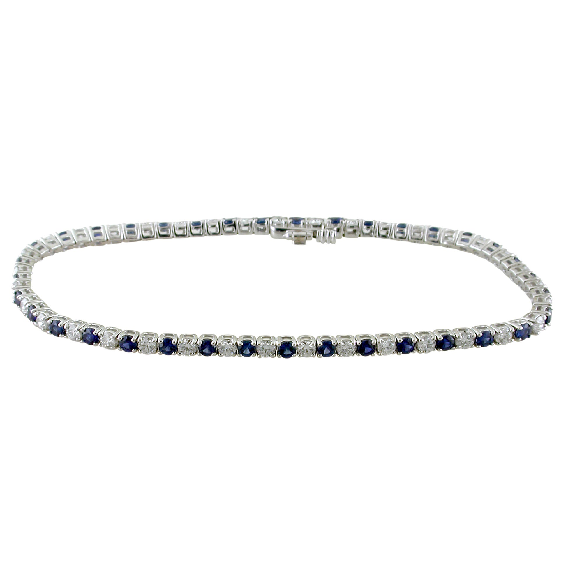 Real Blue Sapphire Bracelet For September birthstone Blue Sapphire beaded –  styleinshop