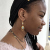 Lika Behar "Katya" Opal Necklace in Sterling Silver & 24K Gold 38" Adjustable KAT-N-105-GXOP