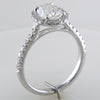 Oval Brilliant 1.30 carat Forevermark Halo Engagement Ring Platinum