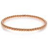 Hulchi Belluni Plain 18K Rose Gold Stretch Stackable Bracelet 20341M-R