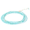 Anne Sportun Amazonite Green Blue Beaded Wrap Bracelet & Necklace 34" B098G-AMAZ