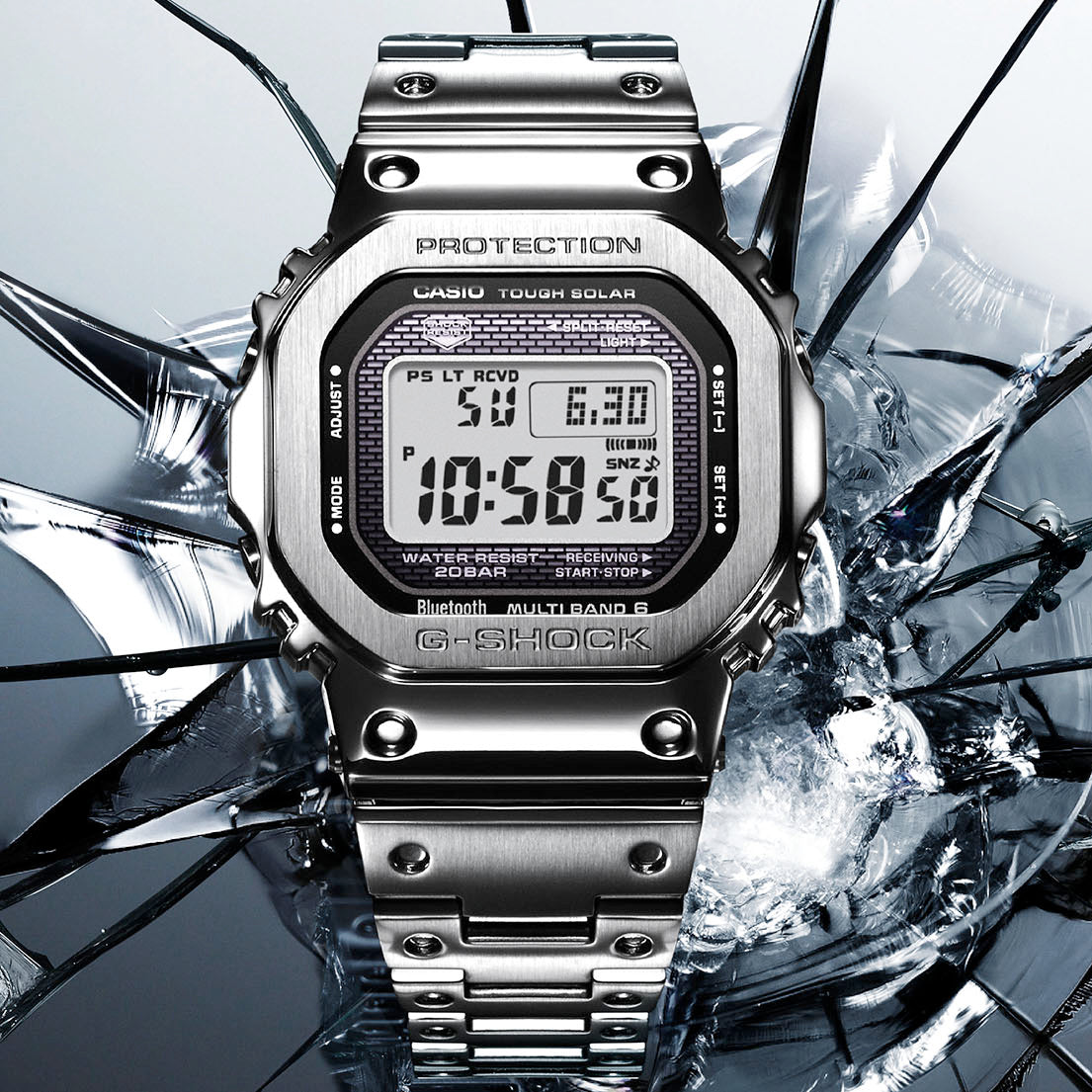 CASIO G-SHOCK Full Metal Black 5000 GMWB5000GD-1 Watch Steel – NAGI