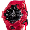 Casio G-Shock Red Black Analog-Digital Mens Watch GA700-4A