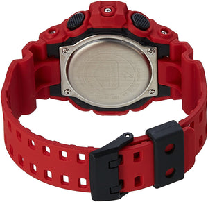 Casio G-Shock Red Black Analog-Digital Mens Watch GA700-4A