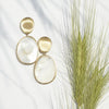 Marco Bicego 18k Yellow Gold Lunaria Double Drop Earrings OB1403