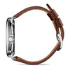 Shinola 47MM Runwell Cool Gray Dial Cognac Leather Watch S0120018330