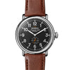 Shinola 47MM Runwell Cool Gray Dial Cognac Leather Watch S0120018330