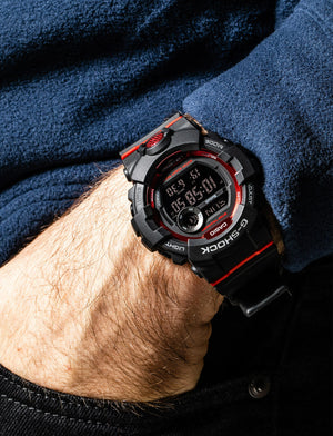 Casio G-Shock G-Squad Bluetooth Red Black Watch GBD800-1