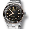 Oris Big Divers 65 Black Dial Bronze Bezel 40mm Steel Watch