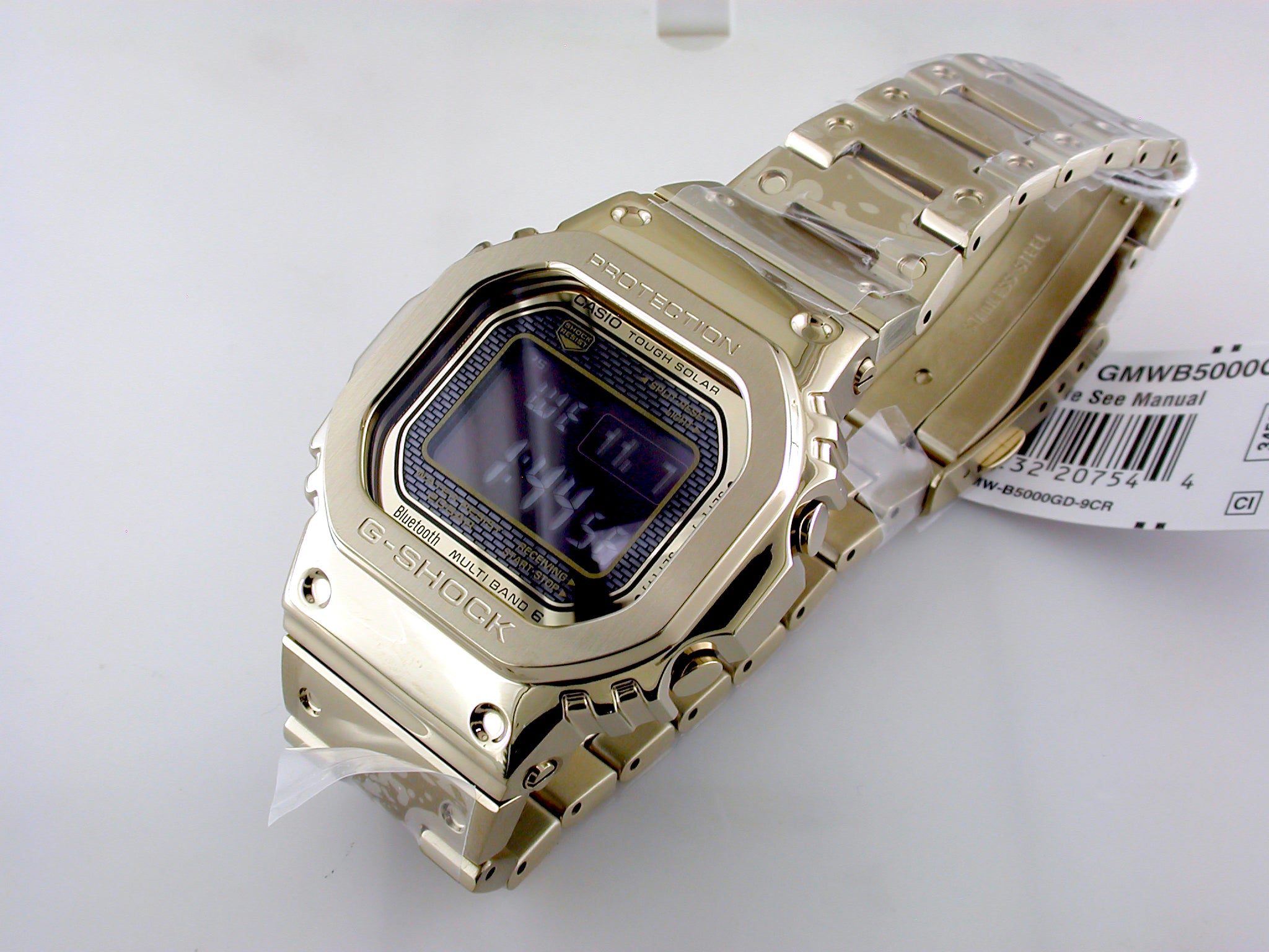 G shock stainless online steel gold