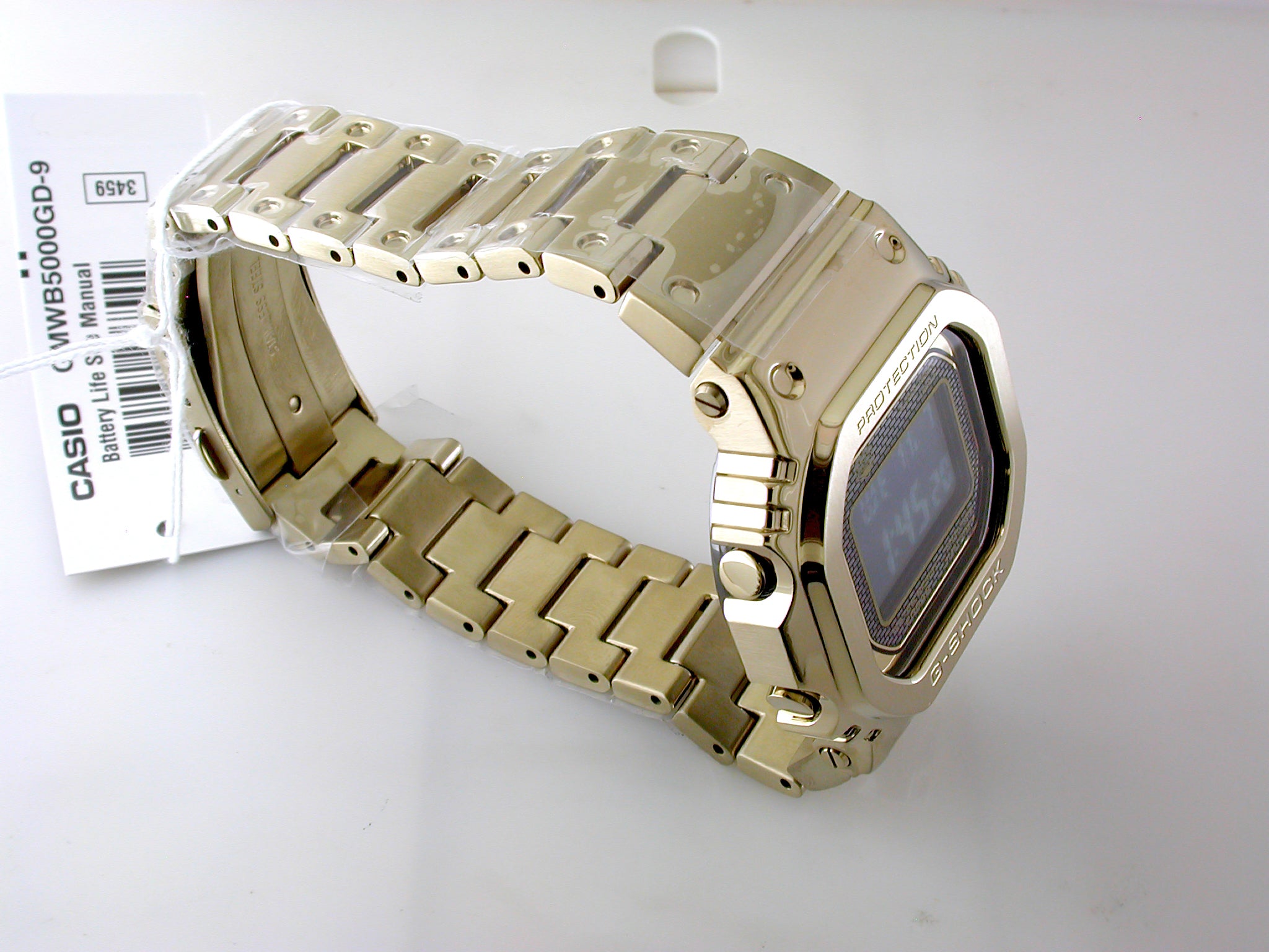 CASIO G-SHOCK GMW-B5000GD-9 Bluetooth Model Full Metal Gold Solar Square  Watch Steel