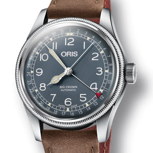 Oris Big Crown Pointer Date Blue Dial 40mm Steel Watch 01 754 7741 4065-07 5 20 63