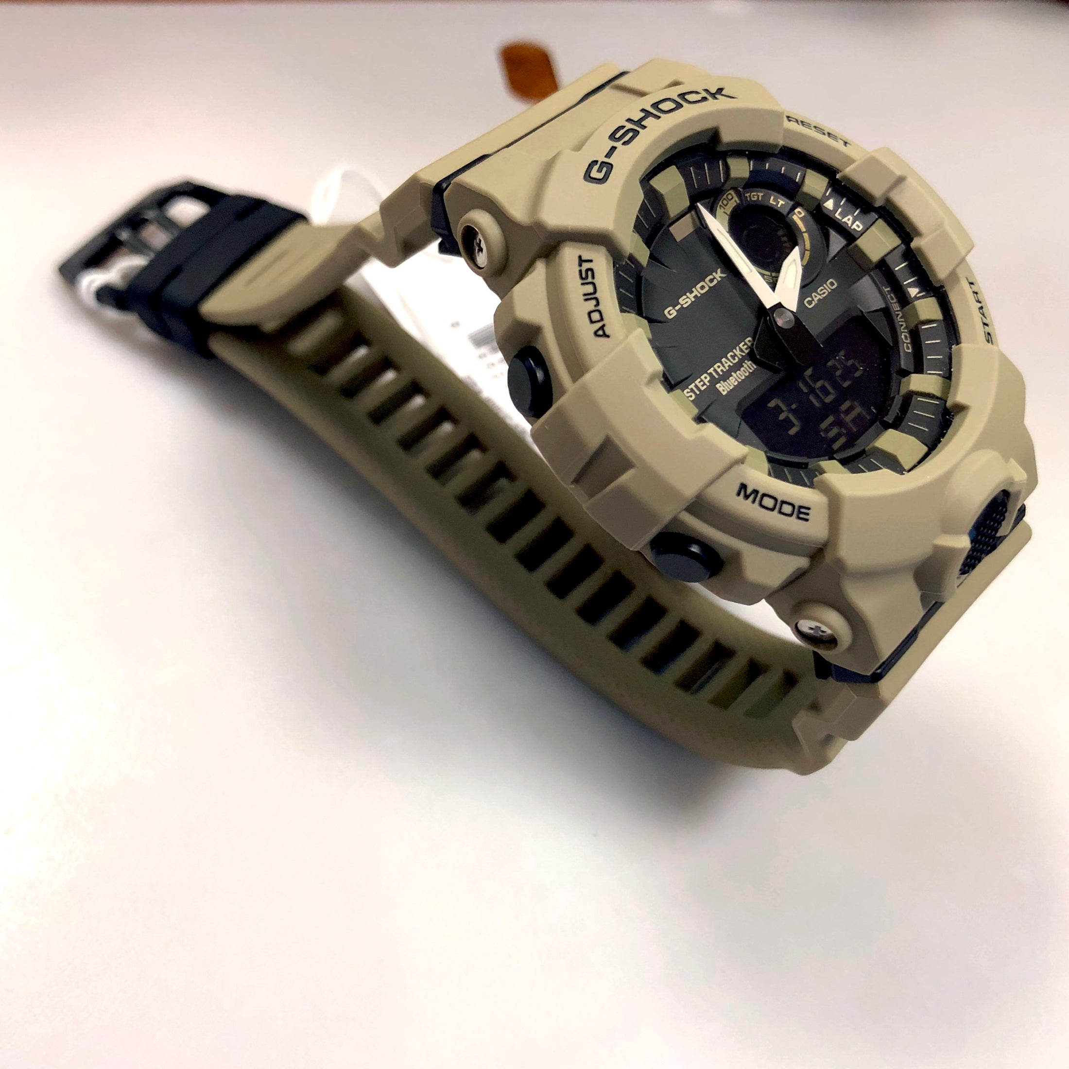Casio G-Shock Tan Beige Bluetooth StepTracker Analog-Digital Watch GBA –  NAGI