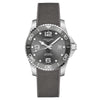 Longines Hydroconquest Ceramic Bezel 41mm Grey Steel Rubber Watch L37814769