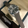Longines Hydroconquest Ceramic Bezel 41mm Grey Steel Rubber Watch L37814769