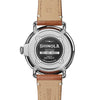 Shinola 41MM Runwell Slate Blue Dial Maple Leather Watch 110000024