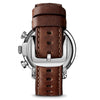 Shinola 41MM Runwell Chrono Royal Blue Dial Teak Leather Watch 110000117