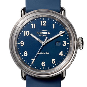 Shinola 43MM Detrola Daily Wear All Blue Quartz Watch S0120161963