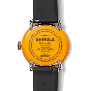 Shinola 43MM Detrola No. 2 Orange Case Quartz Watch S0120161966
