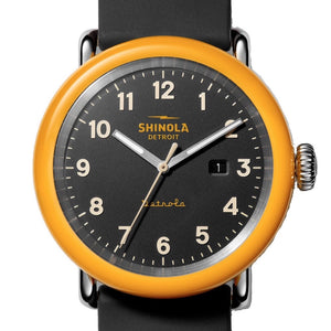 Shinola 43MM Detrola No. 2 Orange Case Quartz Watch S0120161966