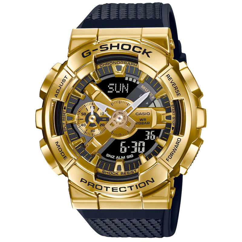 Casio G-Shock GM110G-1A9 Gold Steel Metal Bezel Watch GM110Casio G-Shock GM110G-1A9 Gold Steel Metal Bezel Watch GM110