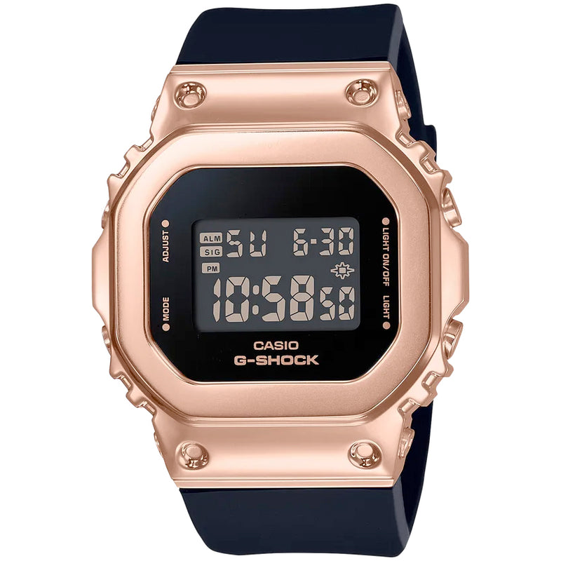 Casio G-Shock GMS Rose Gold Stainless Steel Womens Watch GMS5600PG-1