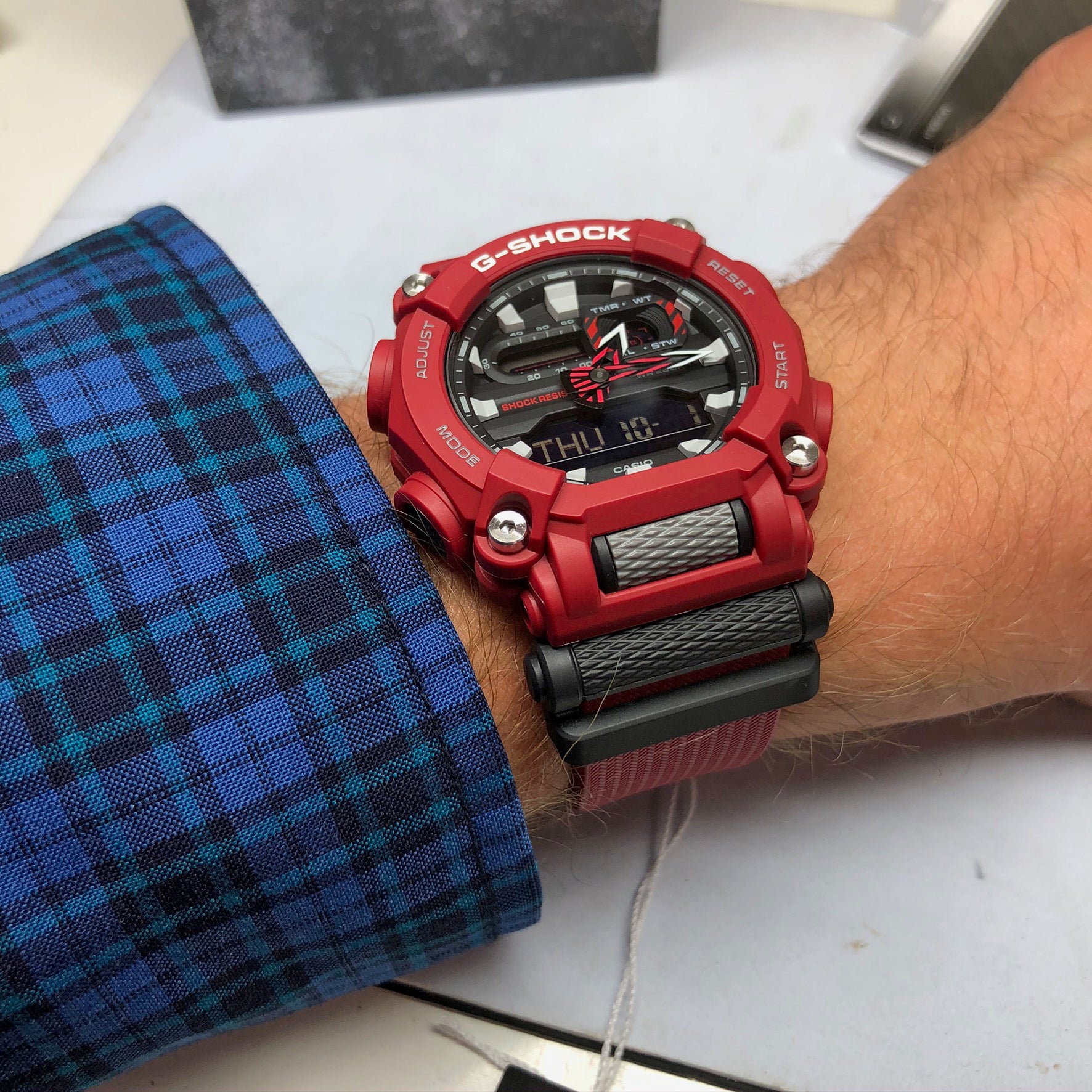 Casio G-Shock GA900-4A Red Black Heavy Duty Watch