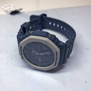 Casio G-Shock GA2110ET-2A Navy Blue Grey Carbon GA-2110ET-2A CasiOak Watch