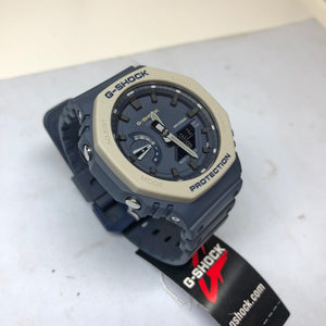 Casio G-Shock GA2110ET-2A Navy Blue Grey Carbon GA-2110ET-2A CasiOak Watch