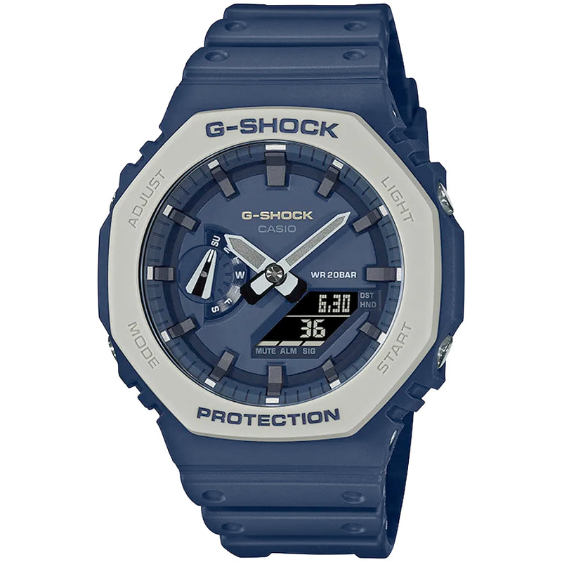 Casio G-Shock GA2110ET-2A Navy Blue Grey Carbon GA-2110ET-2A CasiOak WatchCasio G-Shock GA2110ET-2A Navy Blue Grey Carbon GA-2110ET-2A CasiOak Watch