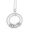 Hulchi Belluni 18K White Gold "Love" Diamond Necklace