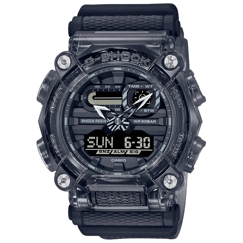 Casio G-Shock GA900SKE-8A Transparent Pack Dark Clear Jelly Watch