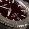 Oris Aquis Date 41.5MM Cherry Red Dial Watch 01 733 7766 4158 8 22 05 PEB