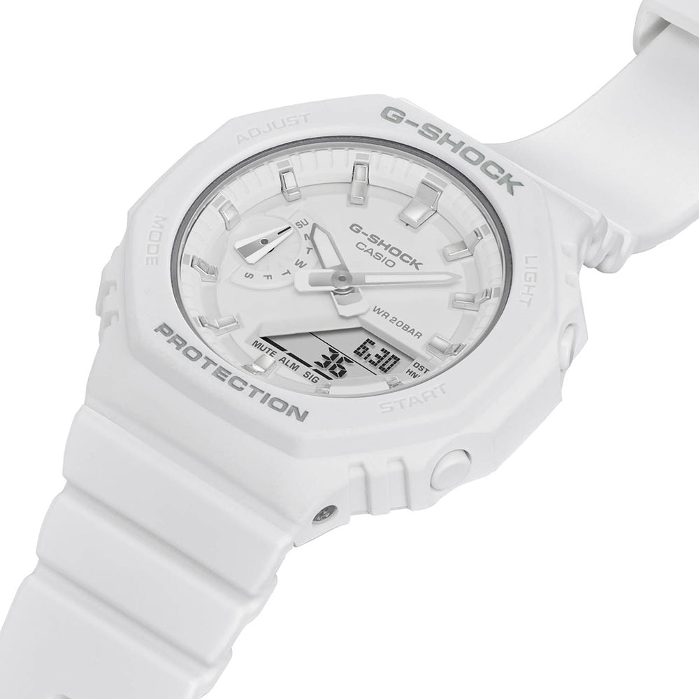 Uretfærdighed farvning tromme Casio G-Shock GMA-S2100 “Mini CasiOak” S Series White Watch GMAS2100-7 –  NAGI