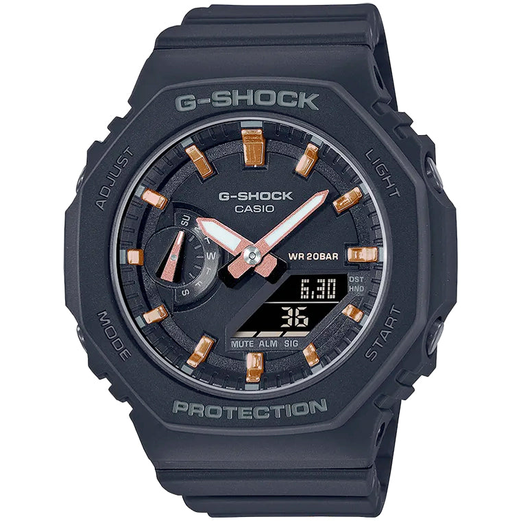Casio G-Shock GMA-S2100 “Mini CasiOak” S Series Black Watch GMAS2100-1A