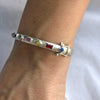 Lika Behar "Prismic" Bracelet Silver with Multicolor Sapphires PZ-B-111-SILSA-9