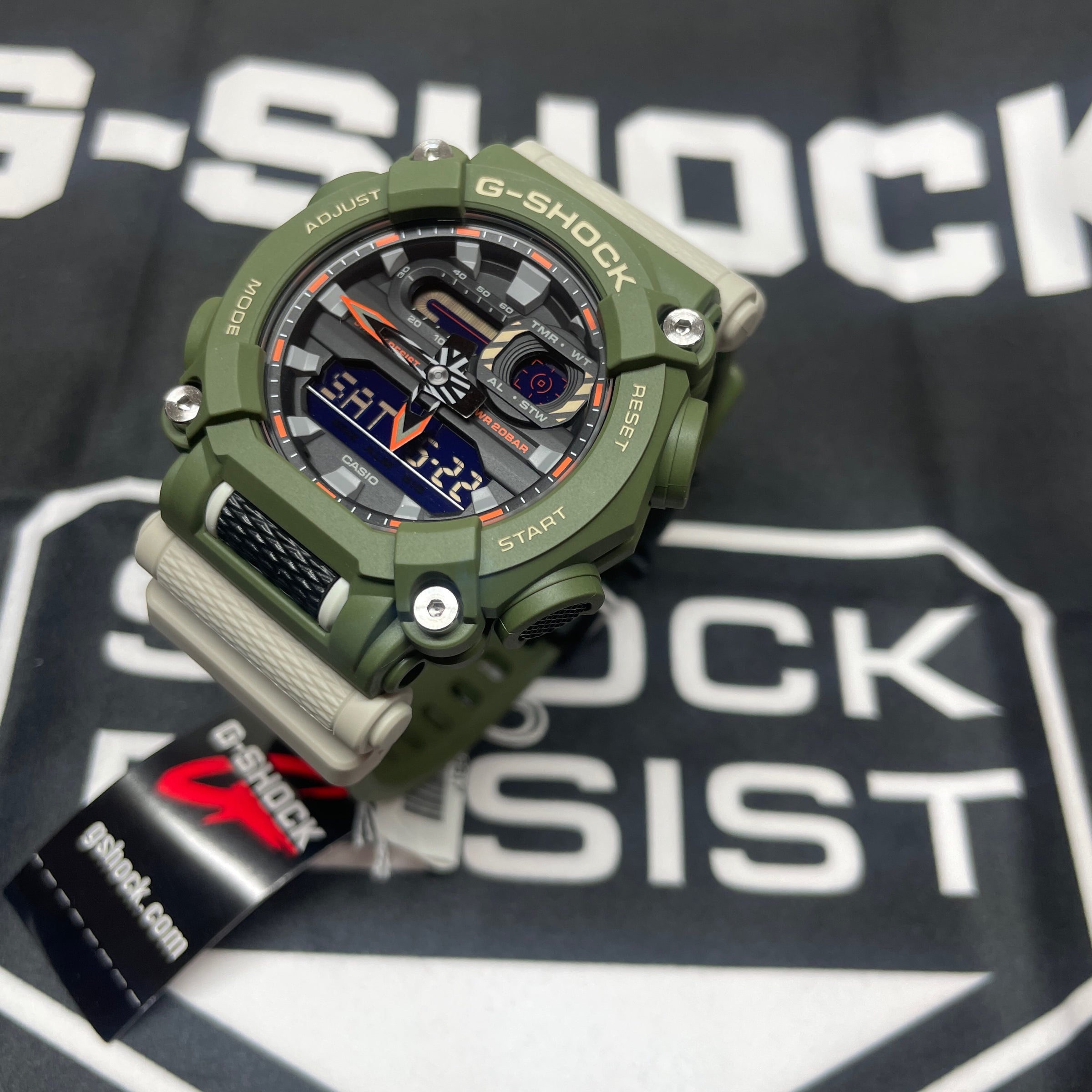 Casio G-Shock GA900HC-3A Hidden Coast Green Grey Watch – NAGI
