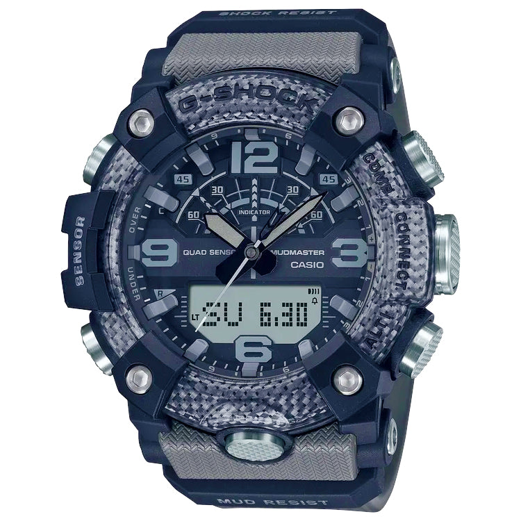 Casio G-Shock GGB100-1A3 MUDMASTER CARBON FIBER BLUETOOTH Watch NEW