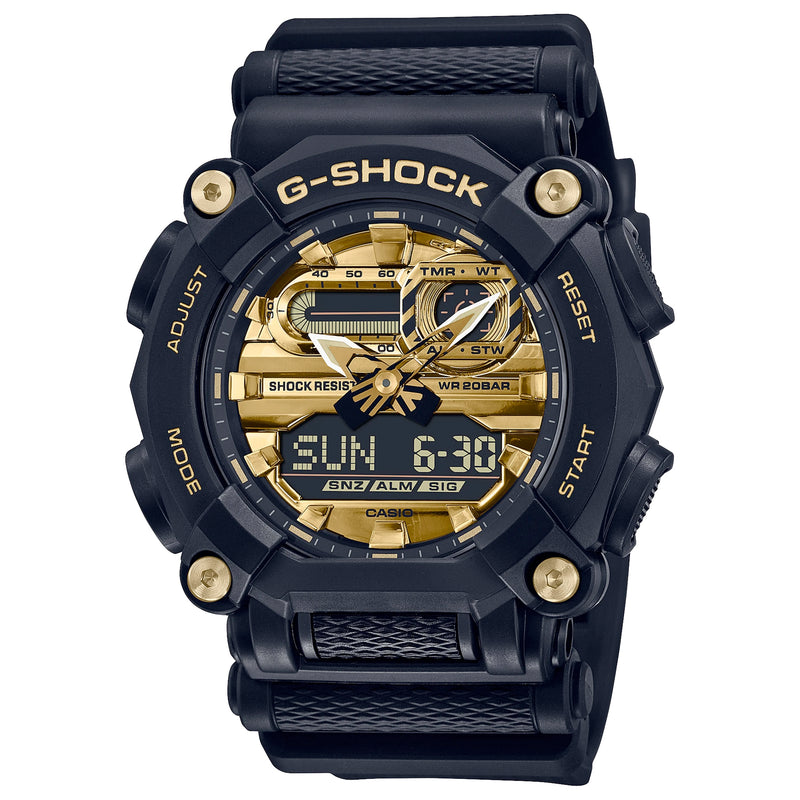 Casio G-Shock GA900AG-1A Astro World Space Watch Gold Black