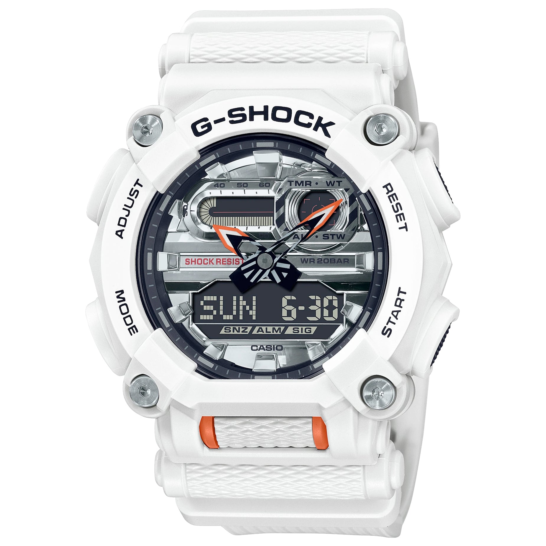 Casio G-Shock Astro World Space Watch White Orange Silver M – NAGI