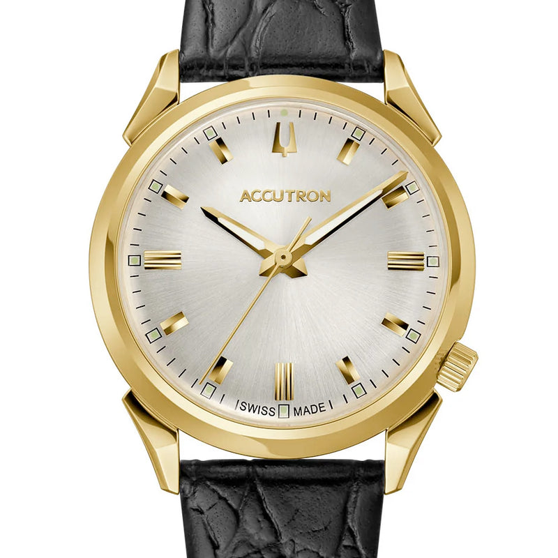 Accutron Legacy 412 Automatic Limited Watch Gold 34mm 2SW7A004