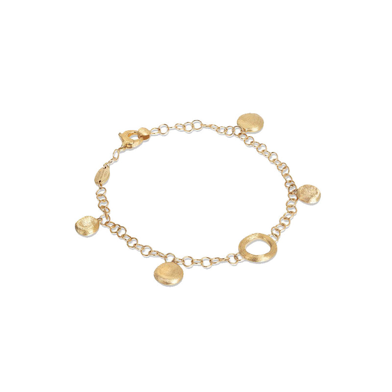 Marco Bicego Jaipur Collection 18K Yellow Gold Charm Bracelet BB2612 Y