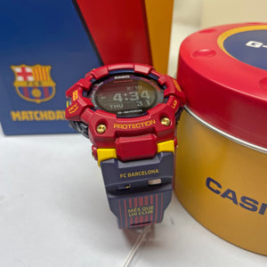 CASIO G-Shock GBD100BAR-4 Matchday Barcelona Football Watch Power Trainer