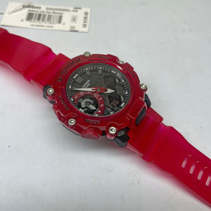 CASIO G-Shock GA2200SKL-4A Sound Waves Skeleton Translucent Red Watch