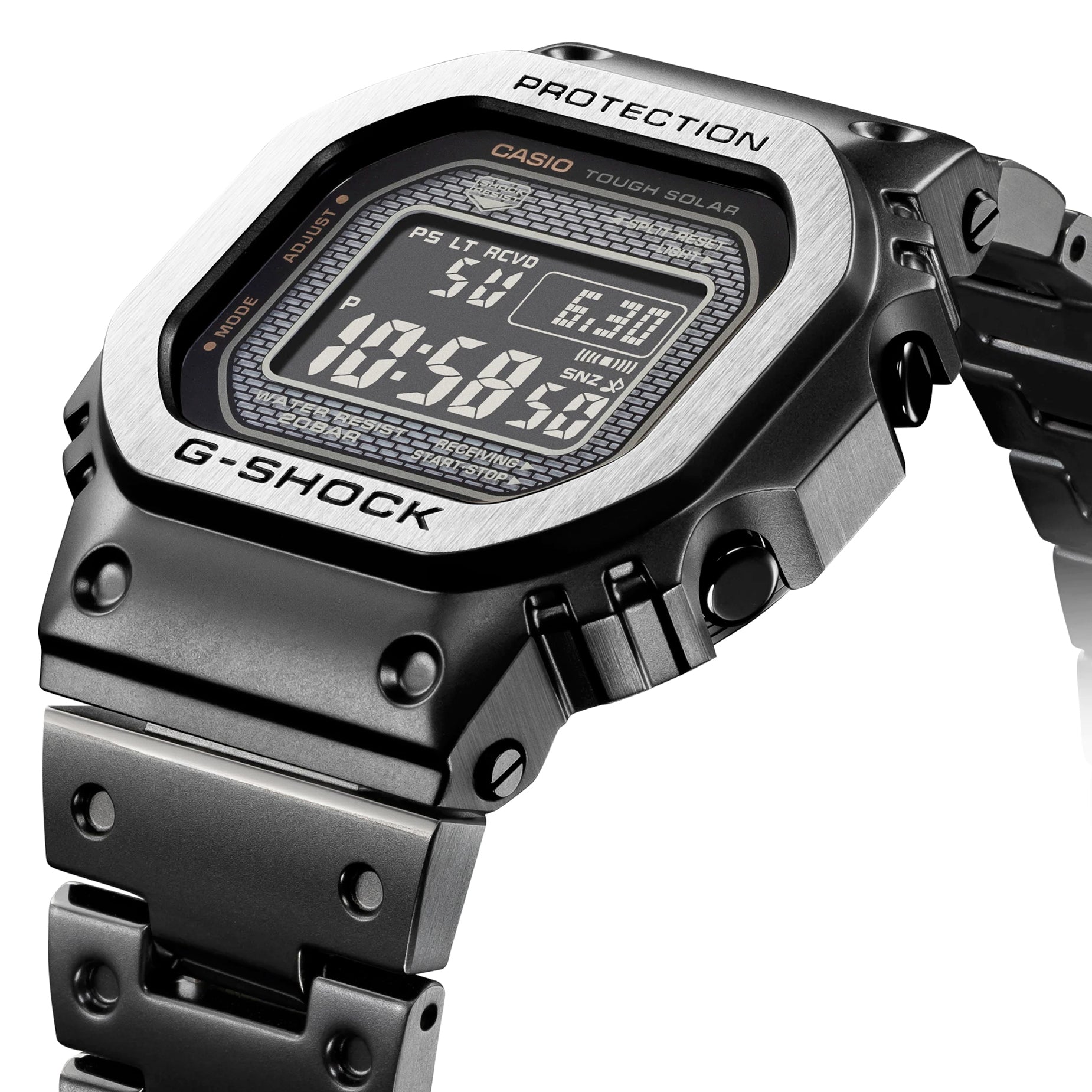 CASIO G-SHOCK Full Metal Square Black 5000 GMWB5000GD-1 Watch