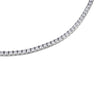 14k White Gold Eternity Diamond Tennis Necklace 5.50 Carats
