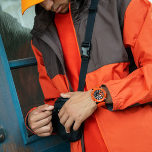 CASIO G-Shock GA2200M-4A Carbon Core Watch Safety Orange Limited