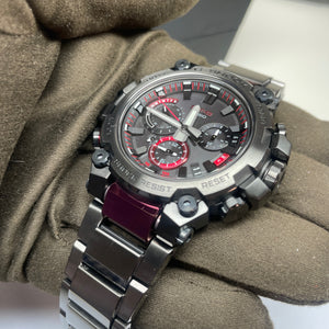 Casio G-Shock MTG MTGB3000BD1A Dark Grey Bordeaux IP Red Bluetooth Watch